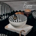 BonBon Stripes - 4 inch Round Saucer