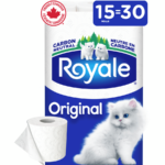 Royale Original Toilet Paper, 15 Equal 30 Rolls, 242 Bathroom Tissues per roll